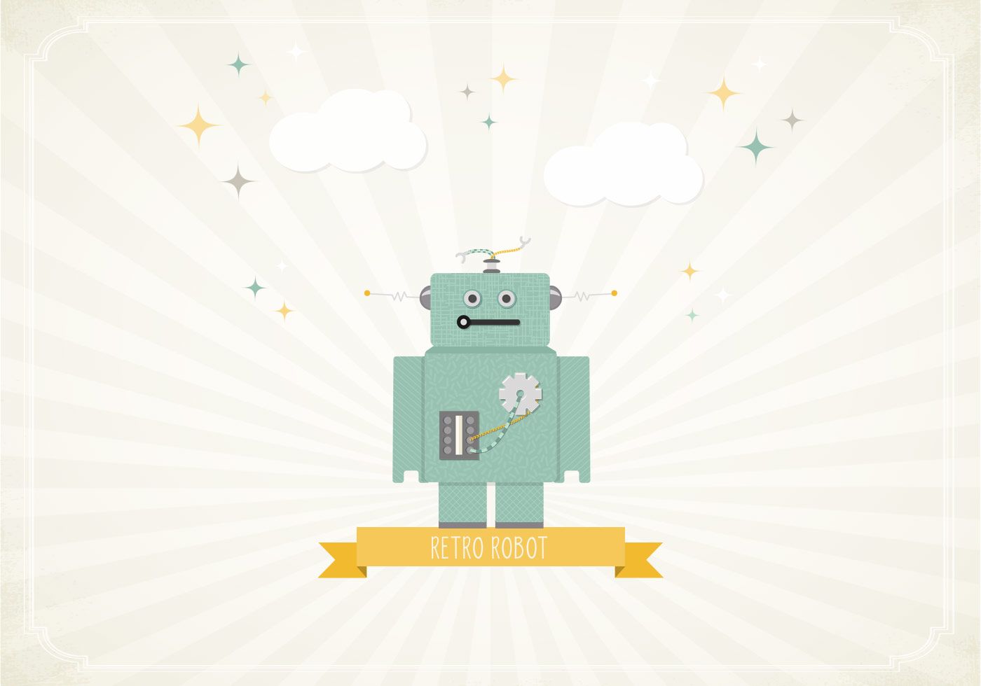 Robot Vintage Wallpapers