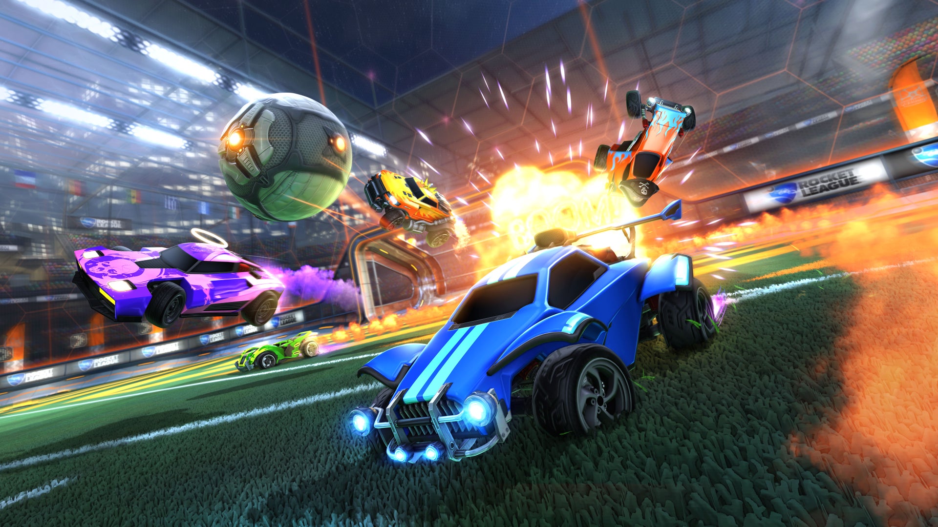 Rocket League Dual Monitor Wallpapers