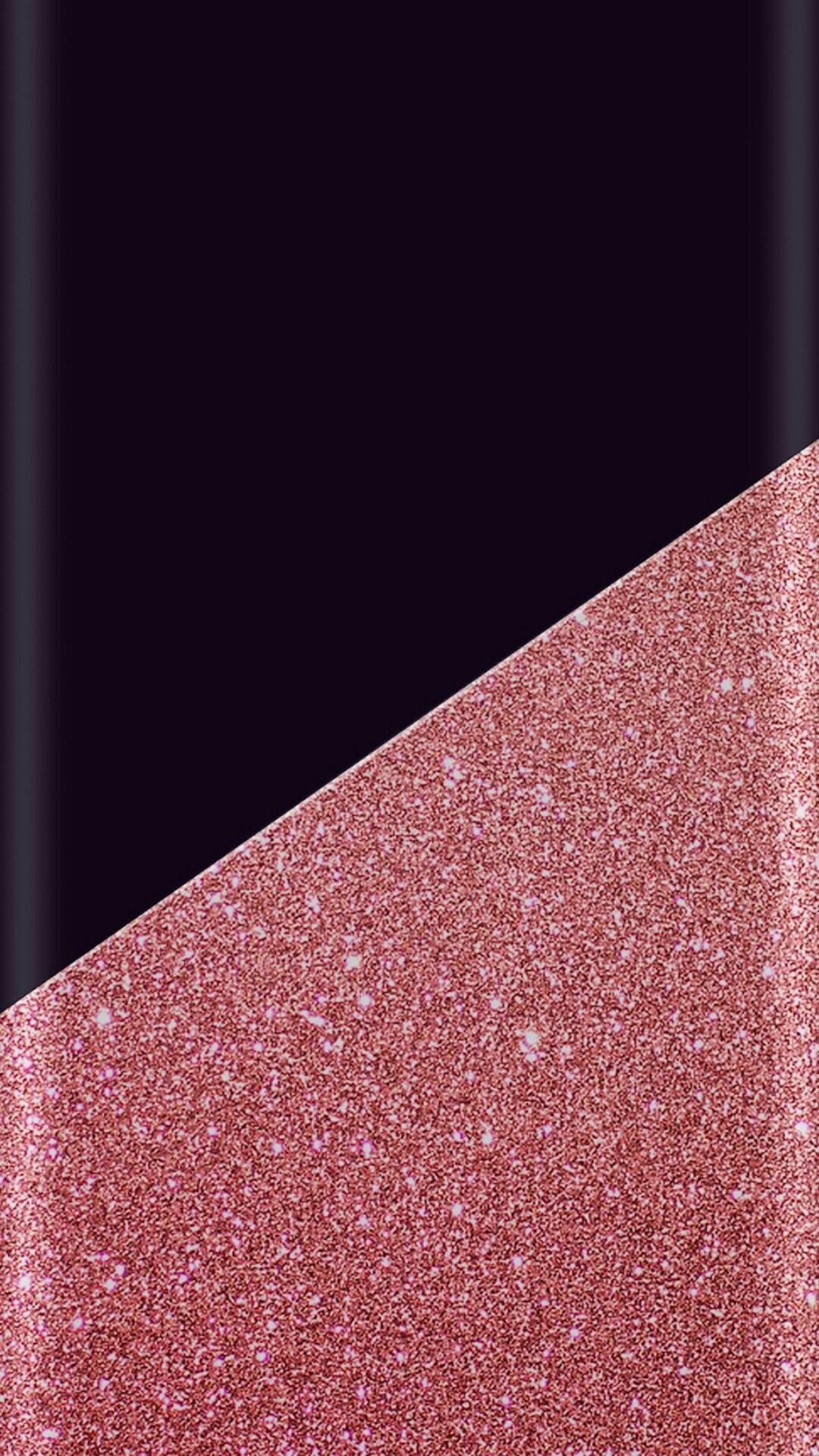 Rose Gold Black Glitter Wallpapers