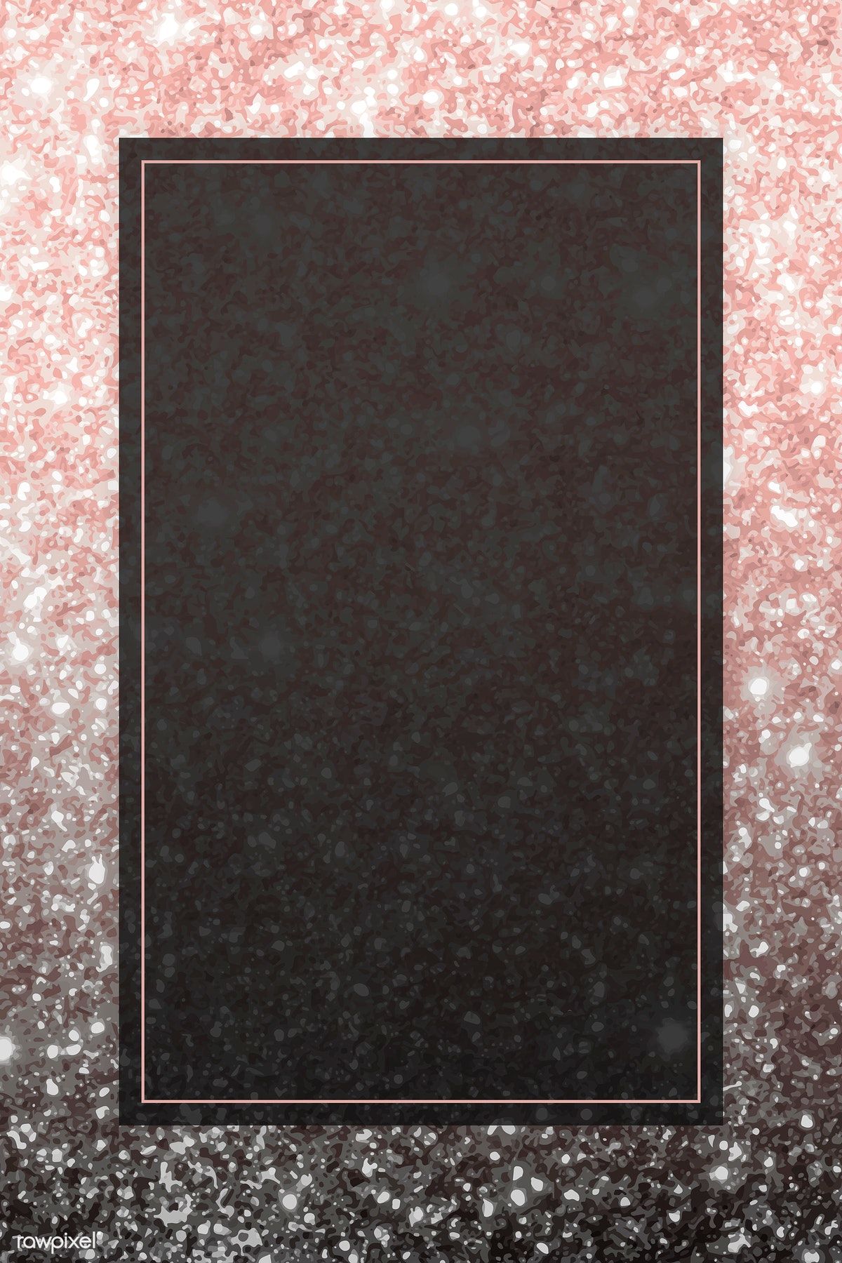 Rose Gold Black Glitter Wallpapers