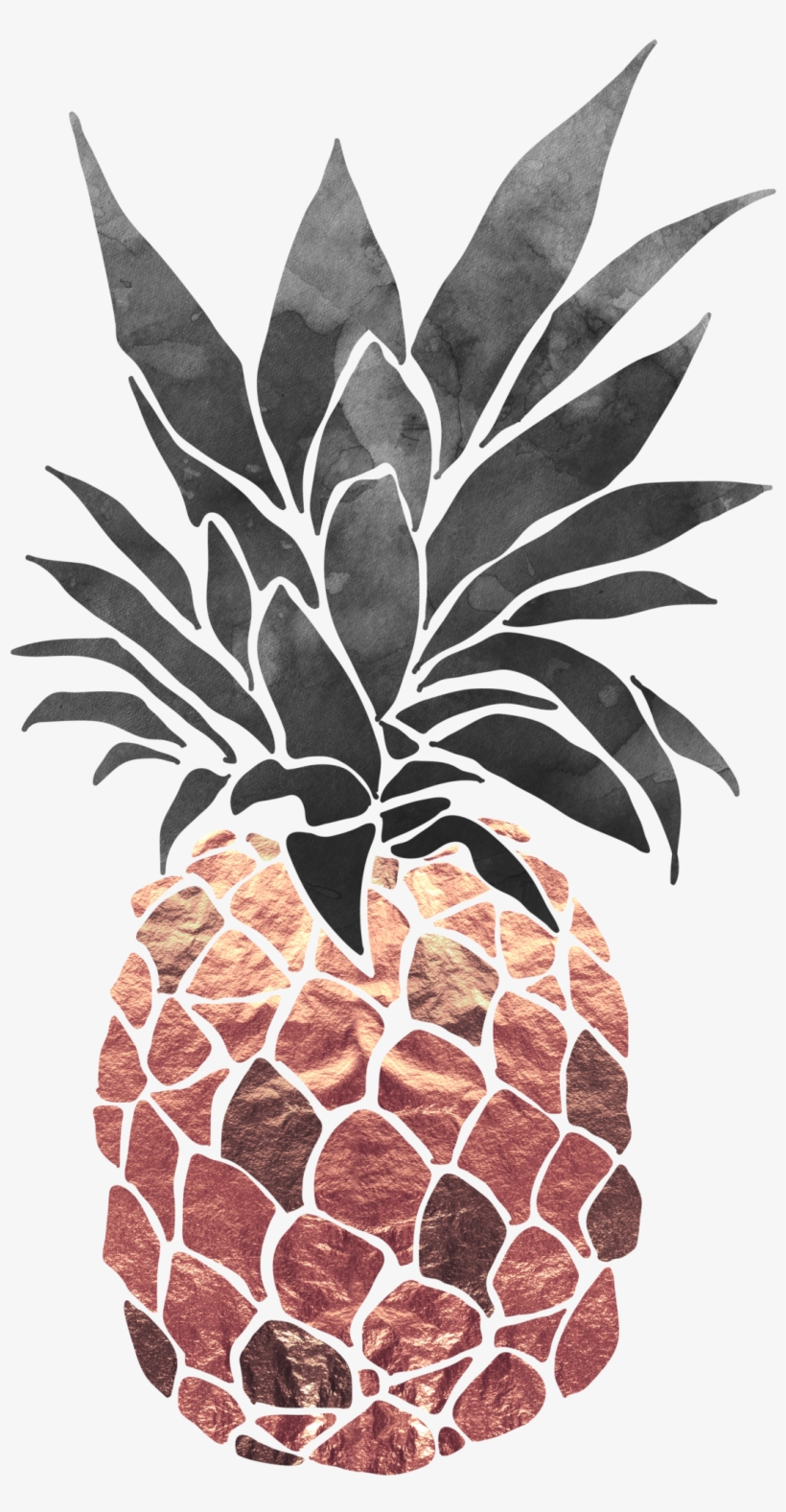 Rose Gold Cute Pineapple Wallpapers