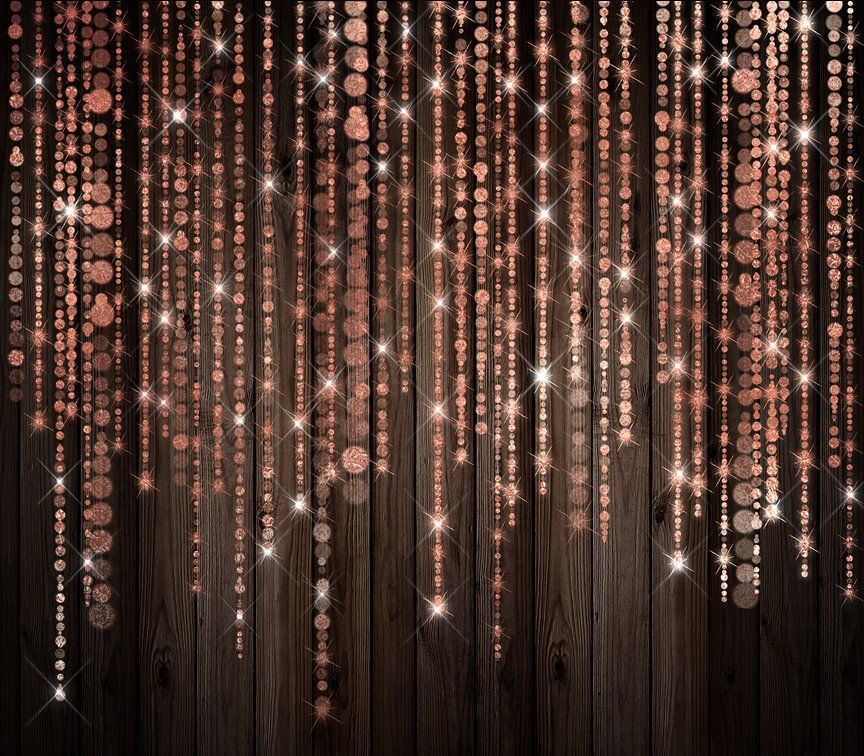 Rose Gold Fairy Lights Wallpapers