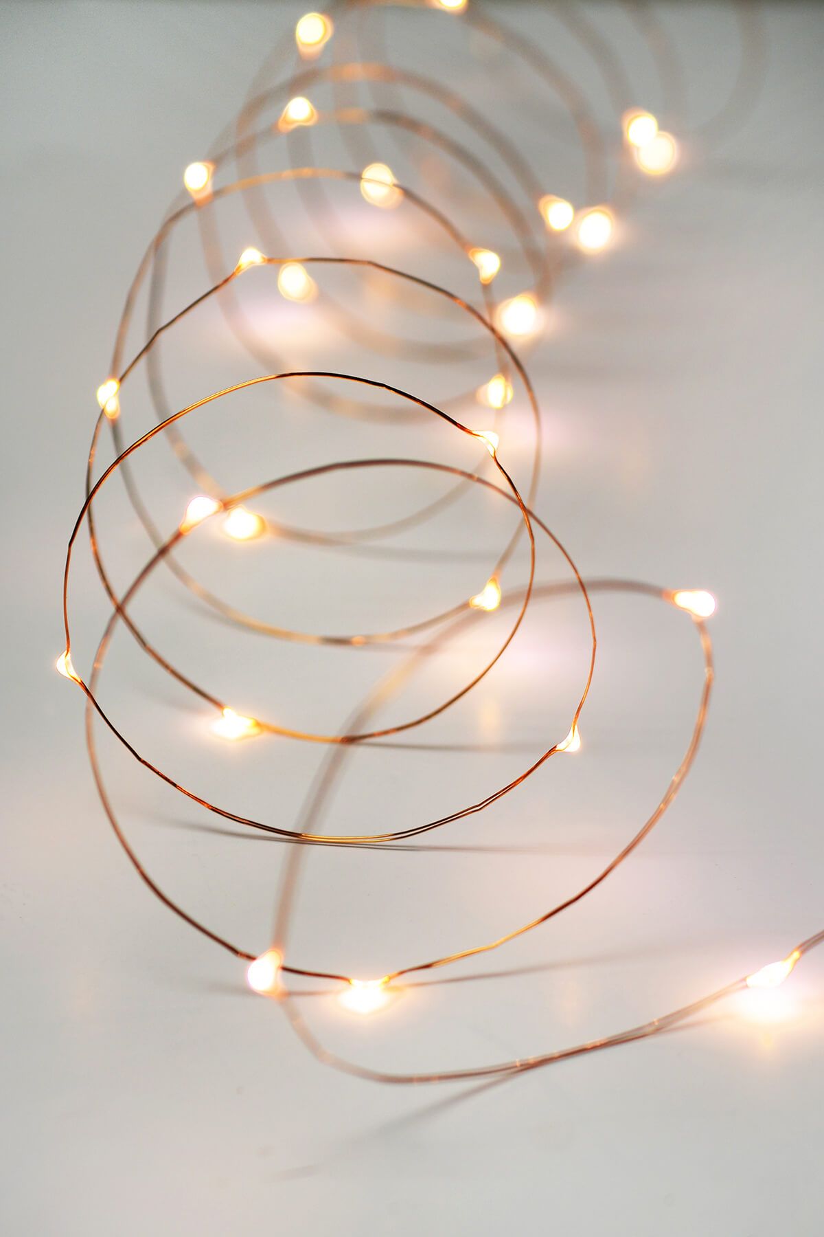 Rose Gold Fairy Lights Wallpapers