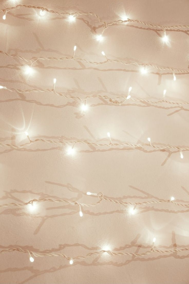 Rose Gold Fairy Lights Wallpapers