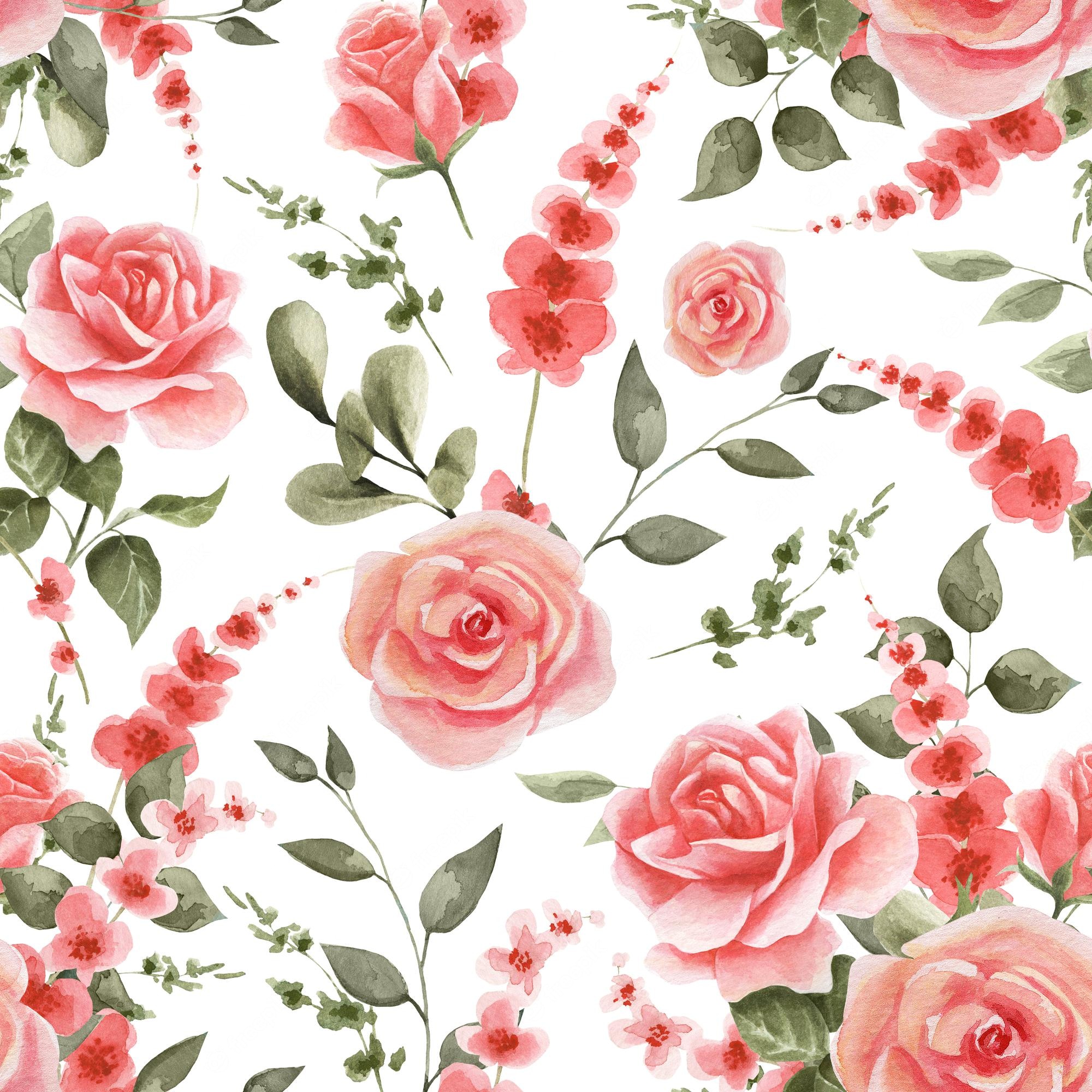 Rose Pattern Wallpapers