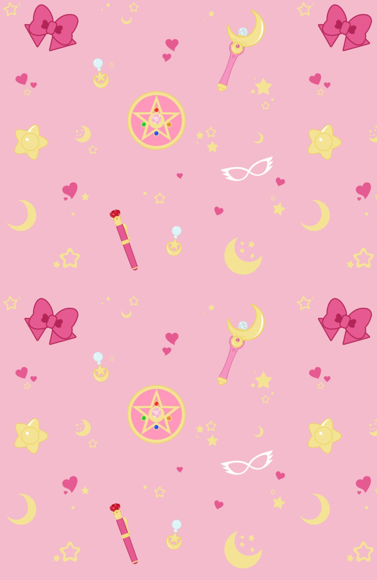 Sailor Moon Pattern Wallpapers