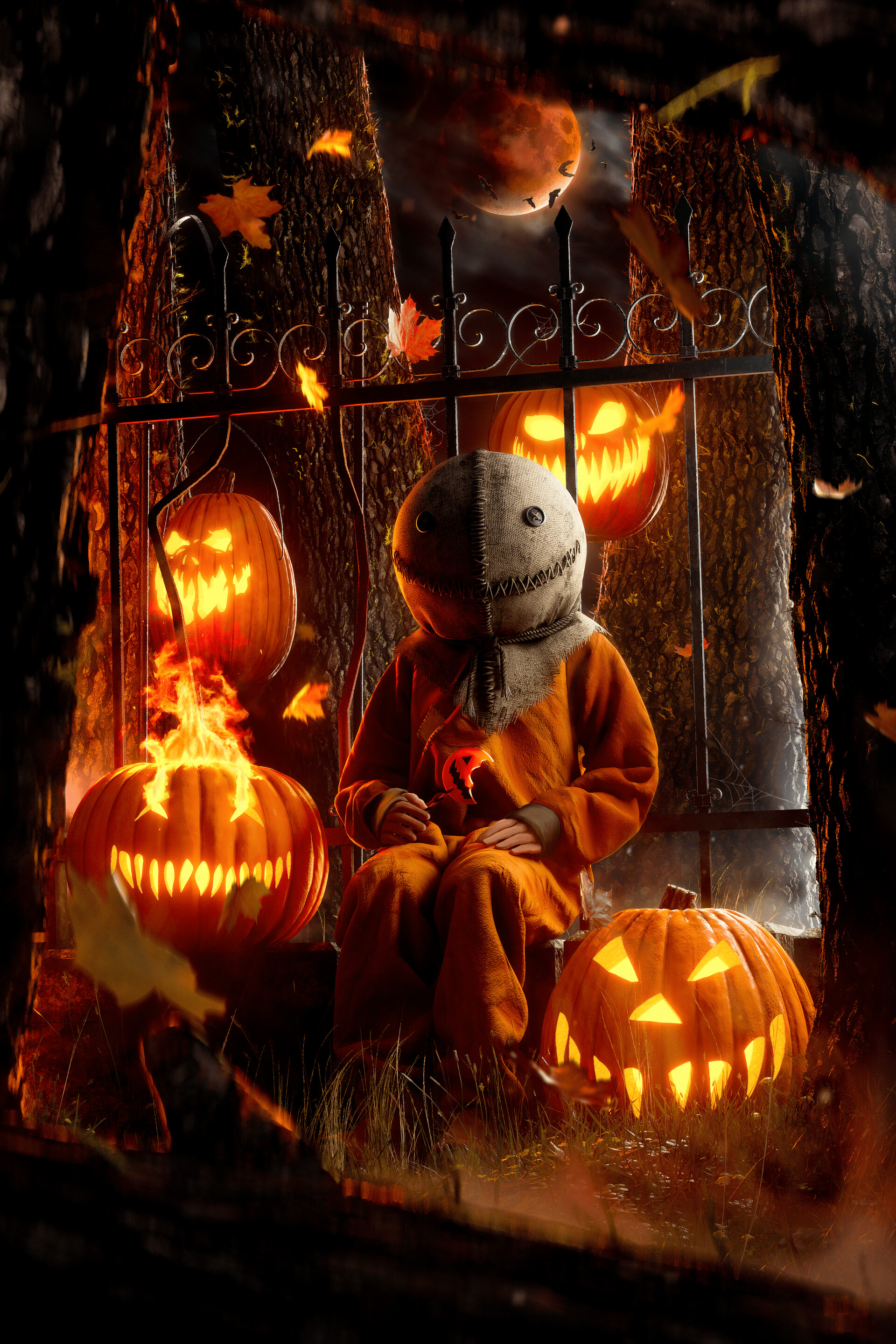 Sam Trick R Treat Wallpapers