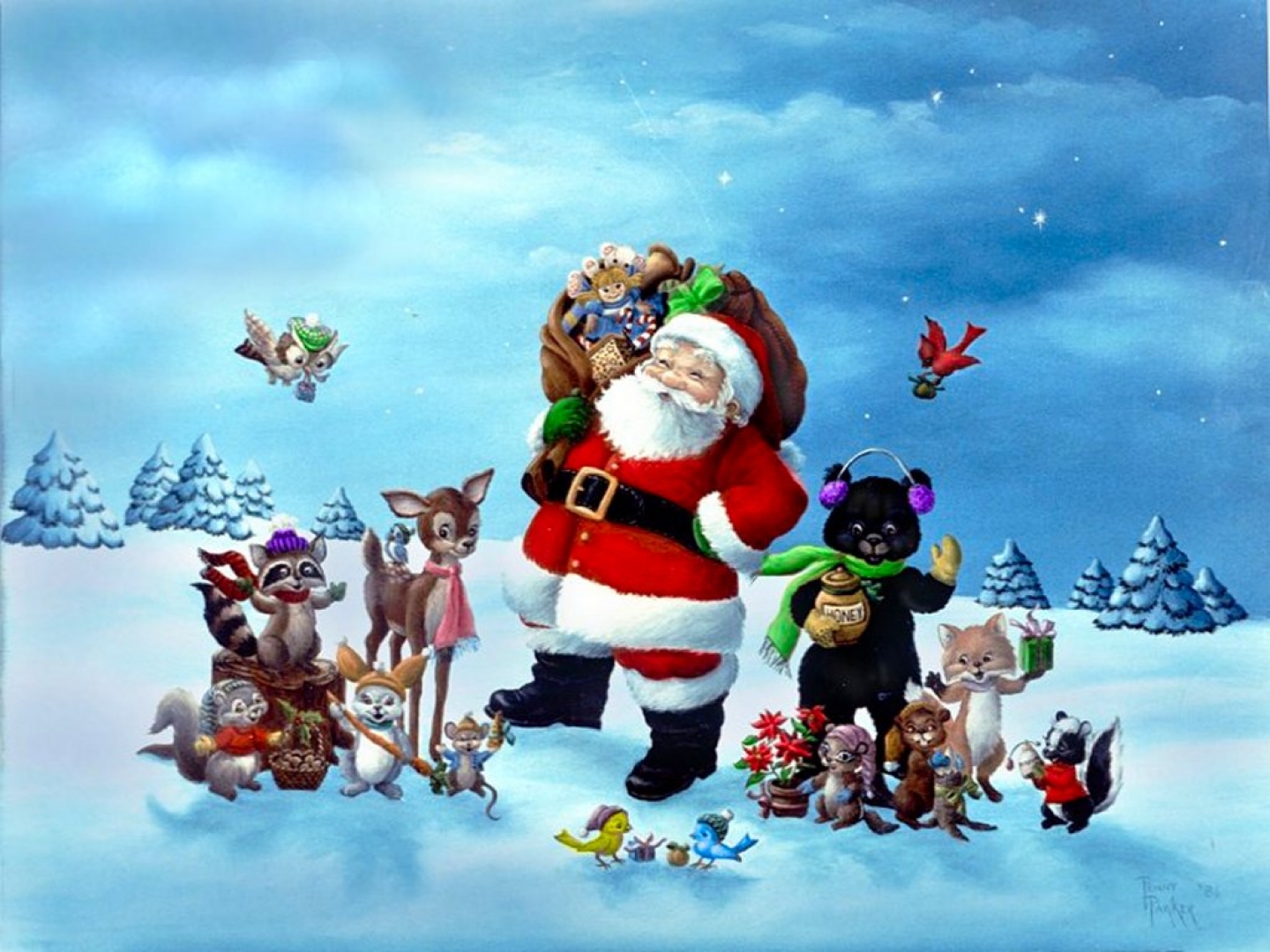 Santa Hd Wallpapers