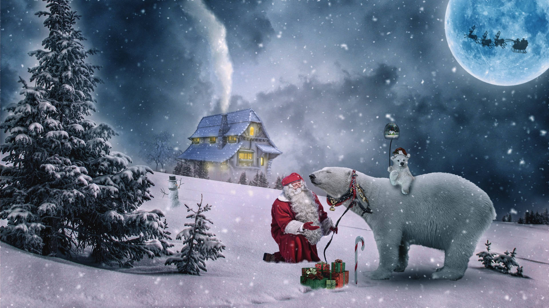 Santa Hd Wallpapers