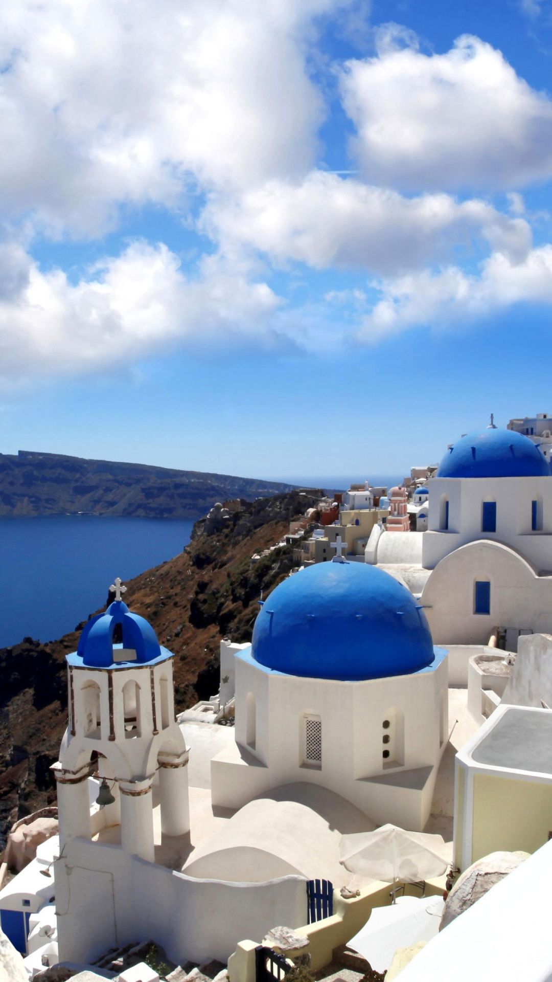 Santorini Iphone Wallpapers