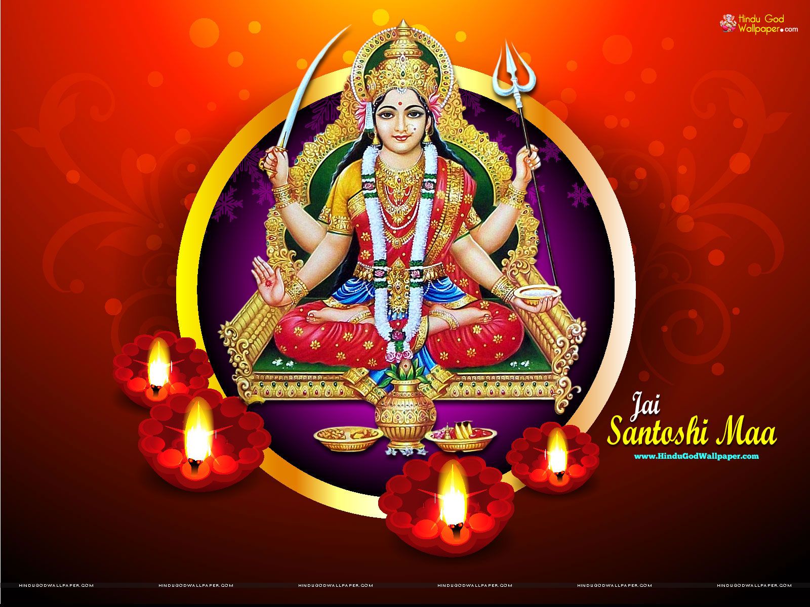 Santoshi Maa Image Wallpapers