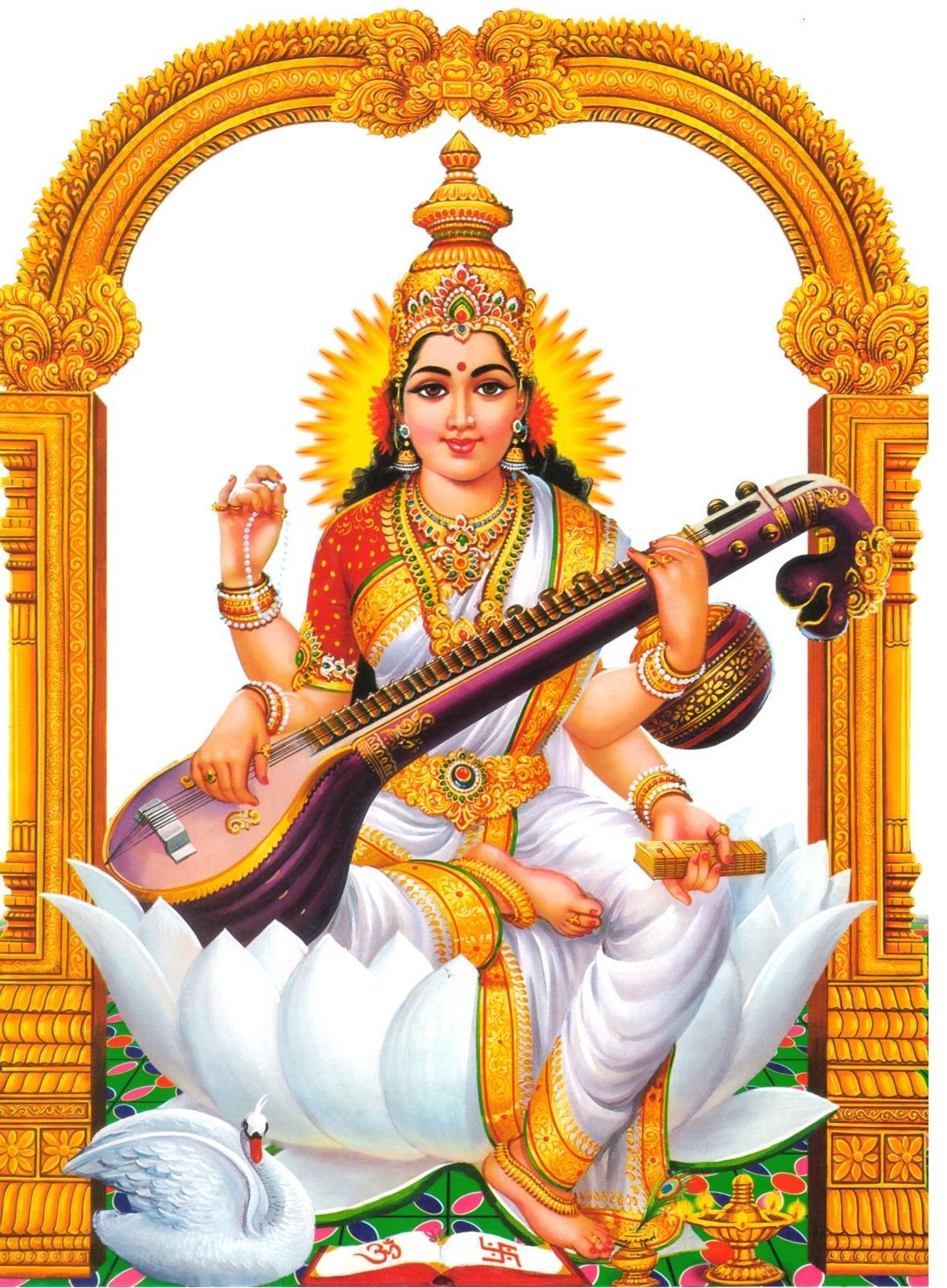 Saraswati Devi Images Wallpapers