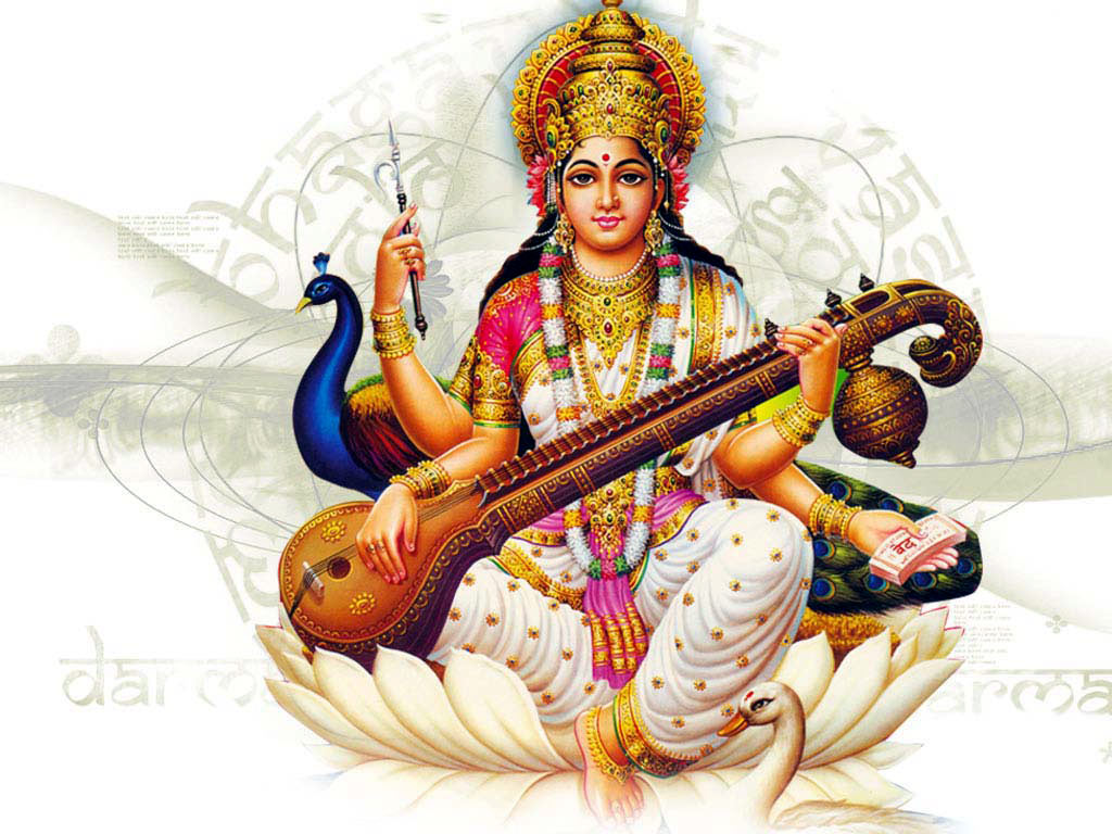 Saraswati Devi Images Wallpapers