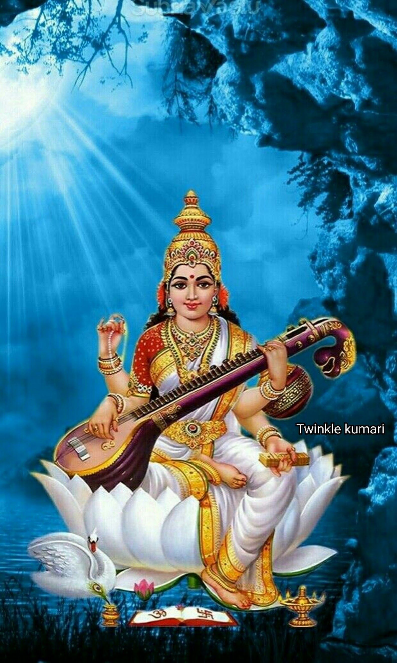 Saraswati Devi Images Wallpapers