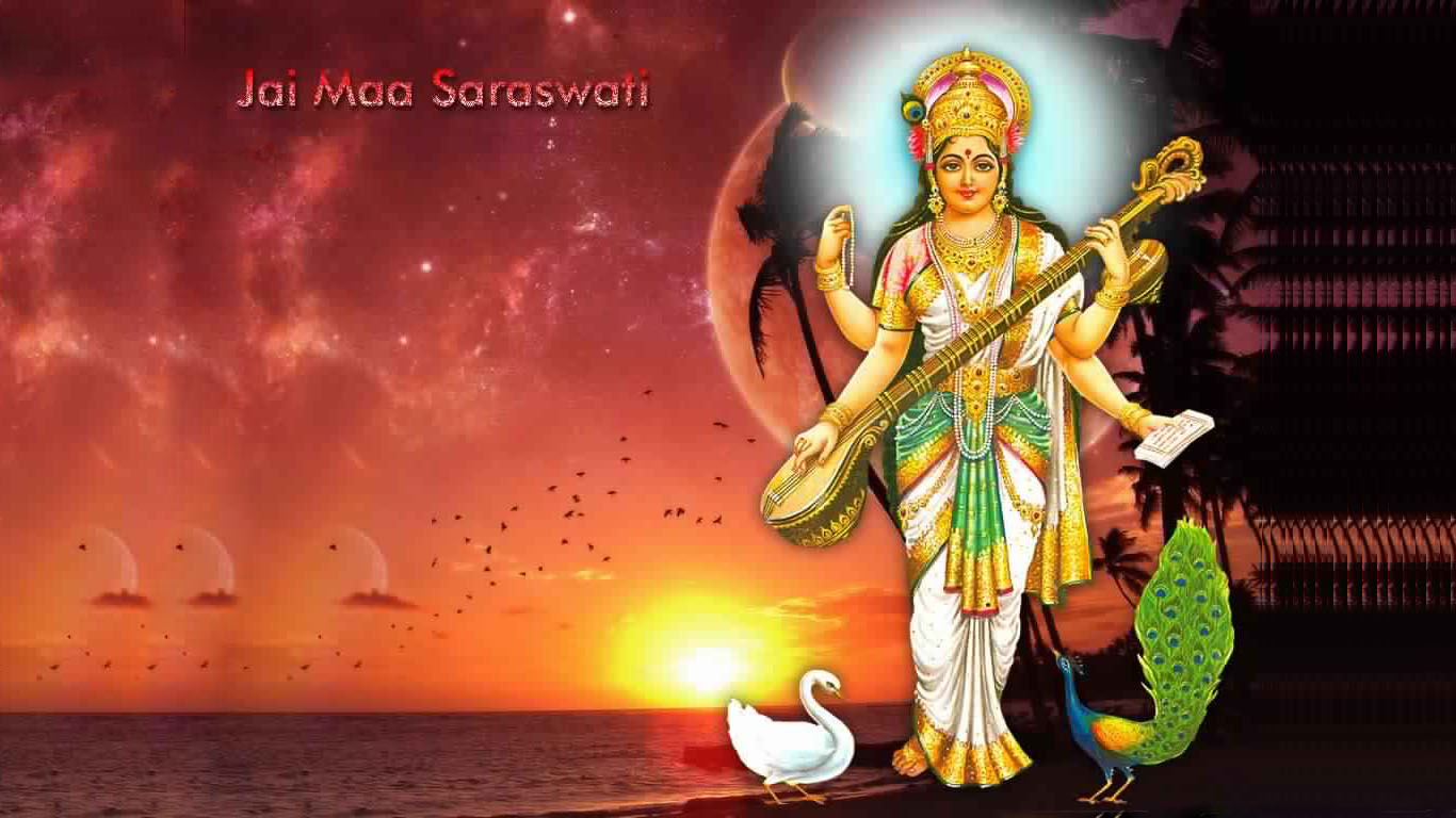 Saraswati Devi Images Wallpapers