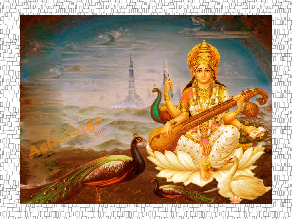 Saraswati Devi Images Wallpapers