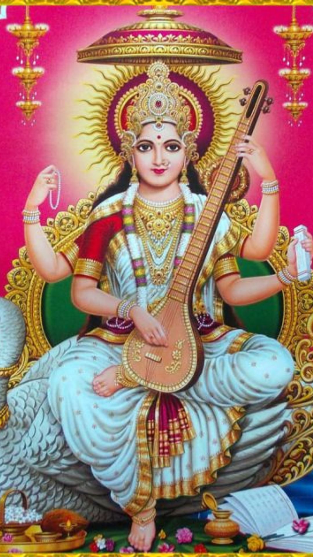 Saraswati Devi Images Wallpapers