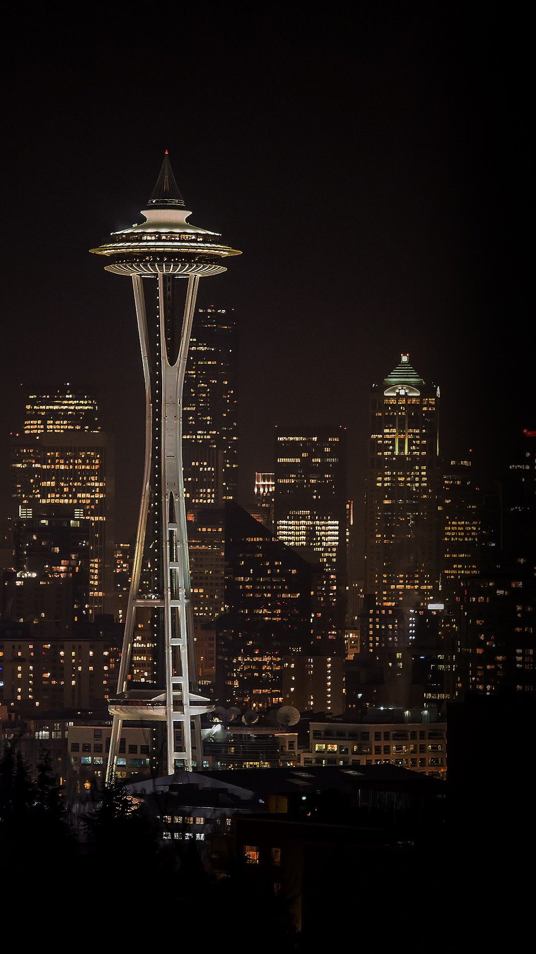 Seattle At Night Wallpapers