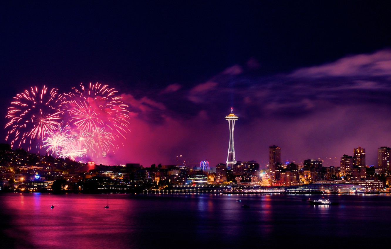 Seattle At Night Wallpapers