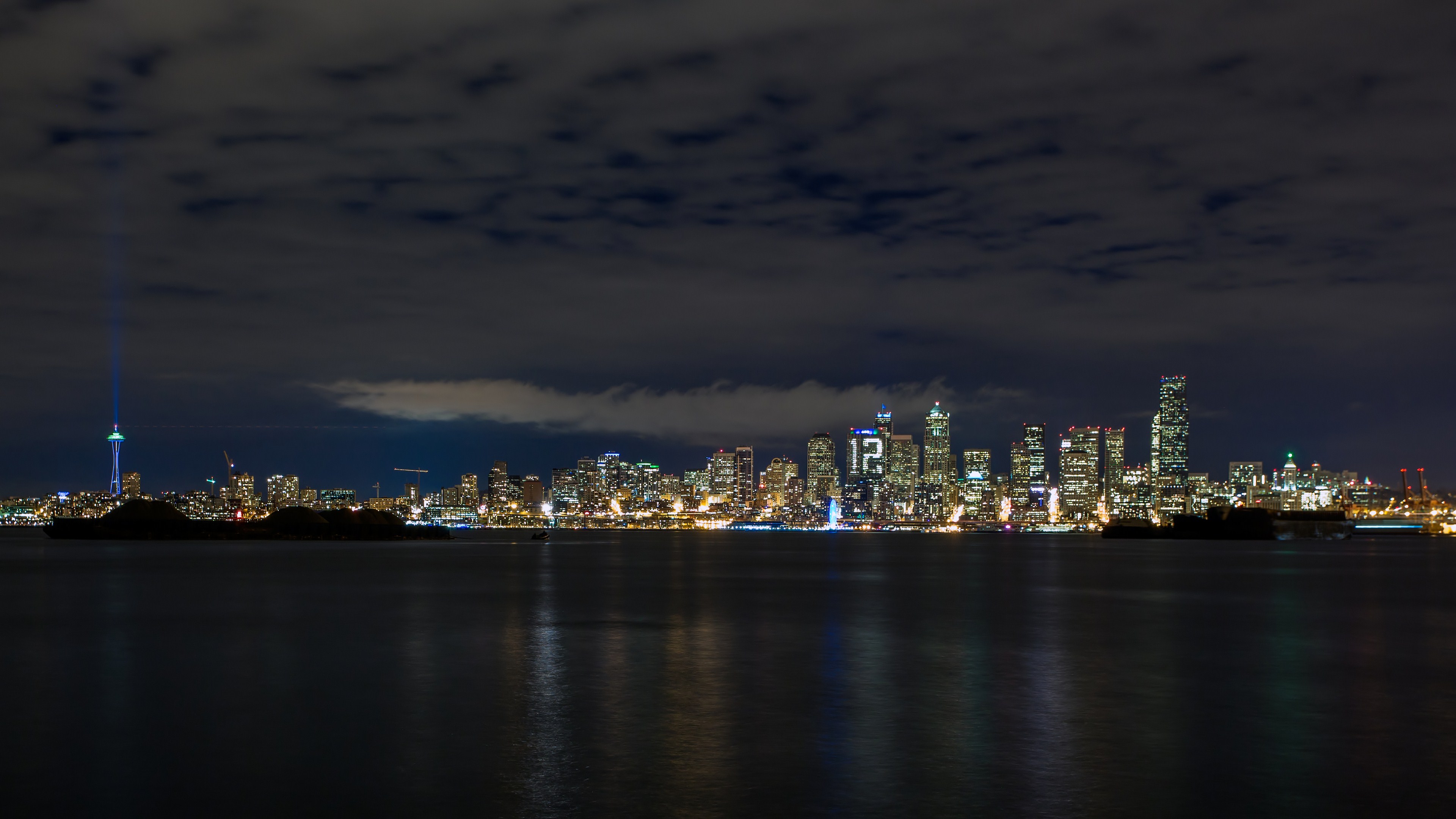 Seattle At Night Wallpapers