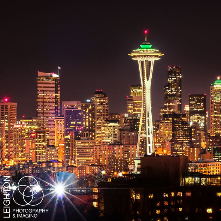 Seattle At Night Wallpapers