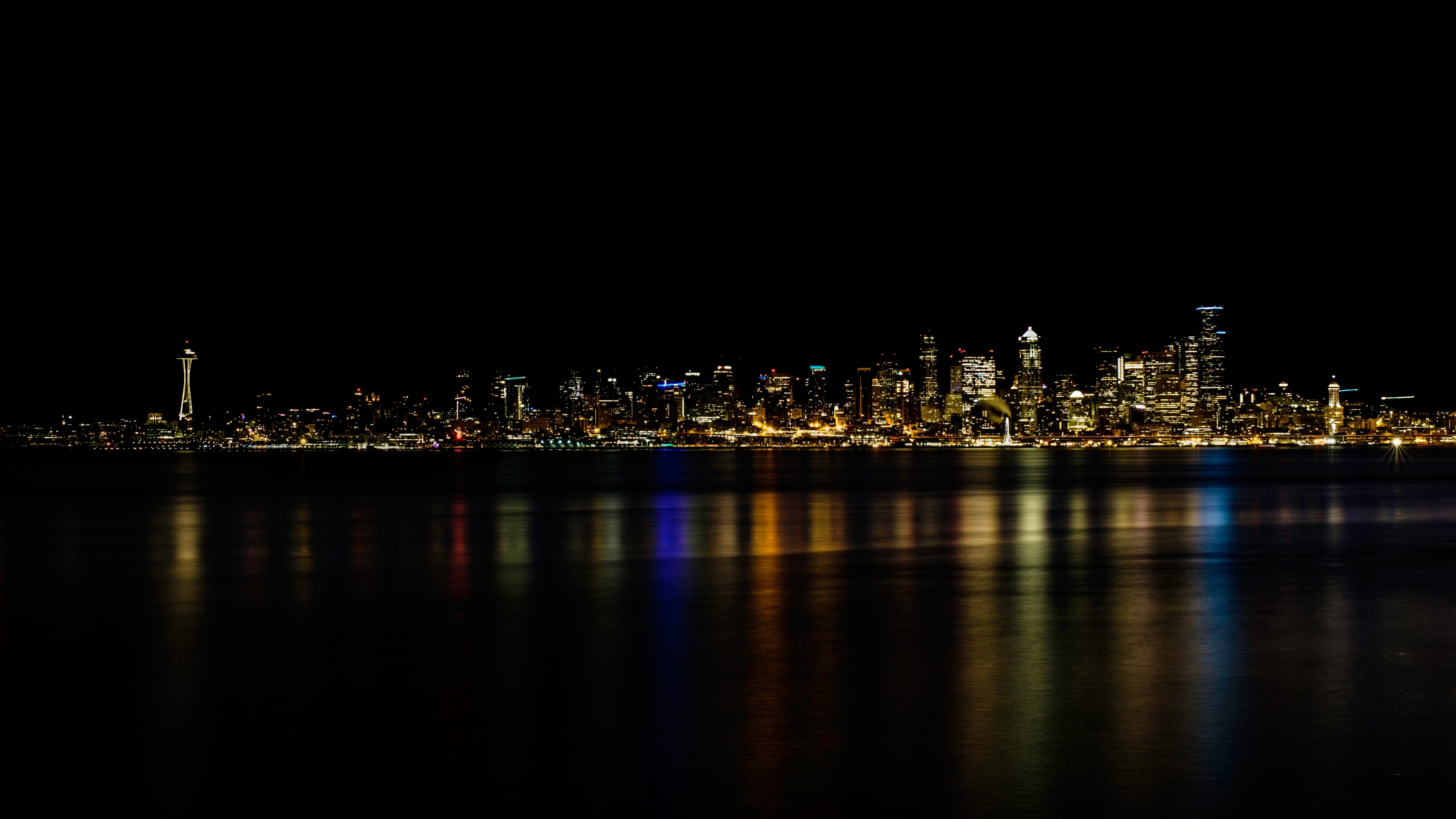 Seattle At Night Wallpapers