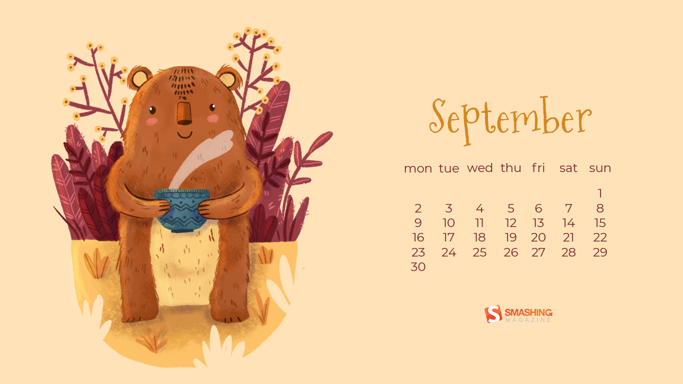 September 2020 Calendar Desktop Wallpapers