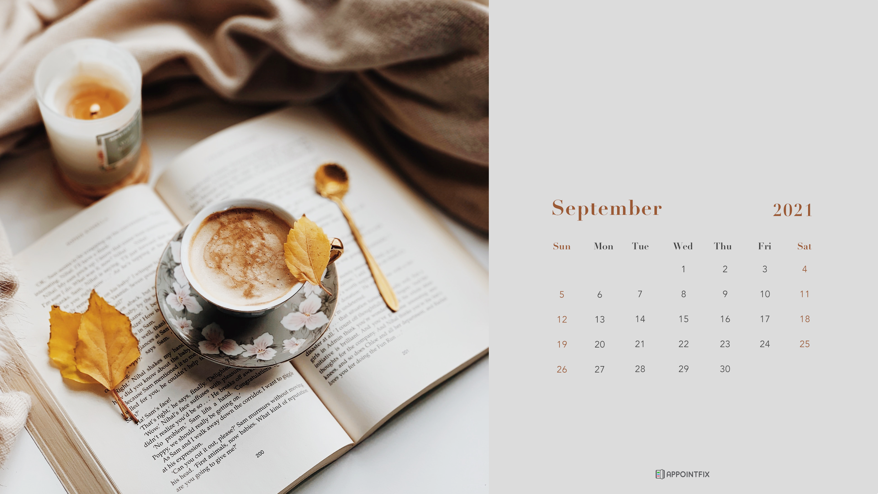 September 2021 Calendar Wallpapers