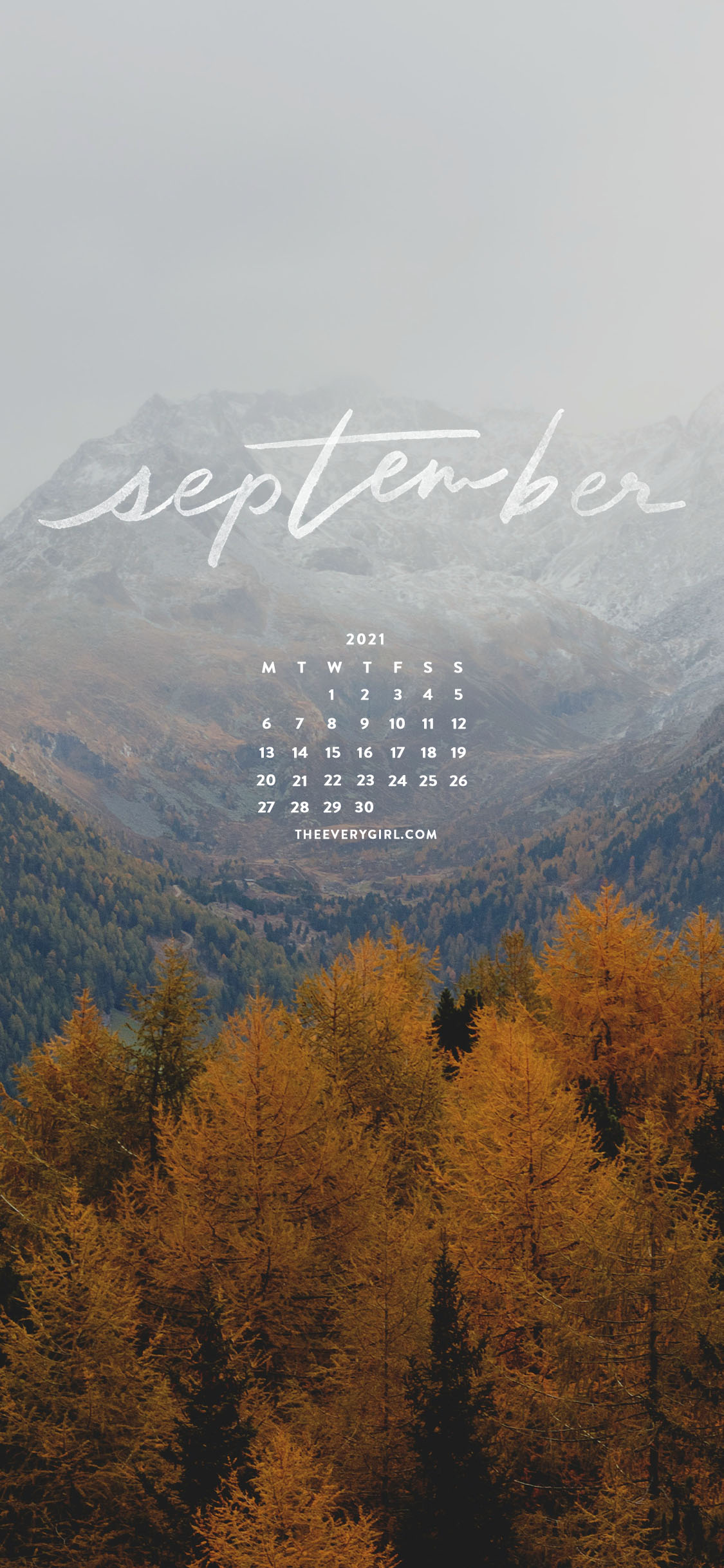 September 2021 Calendar Wallpapers