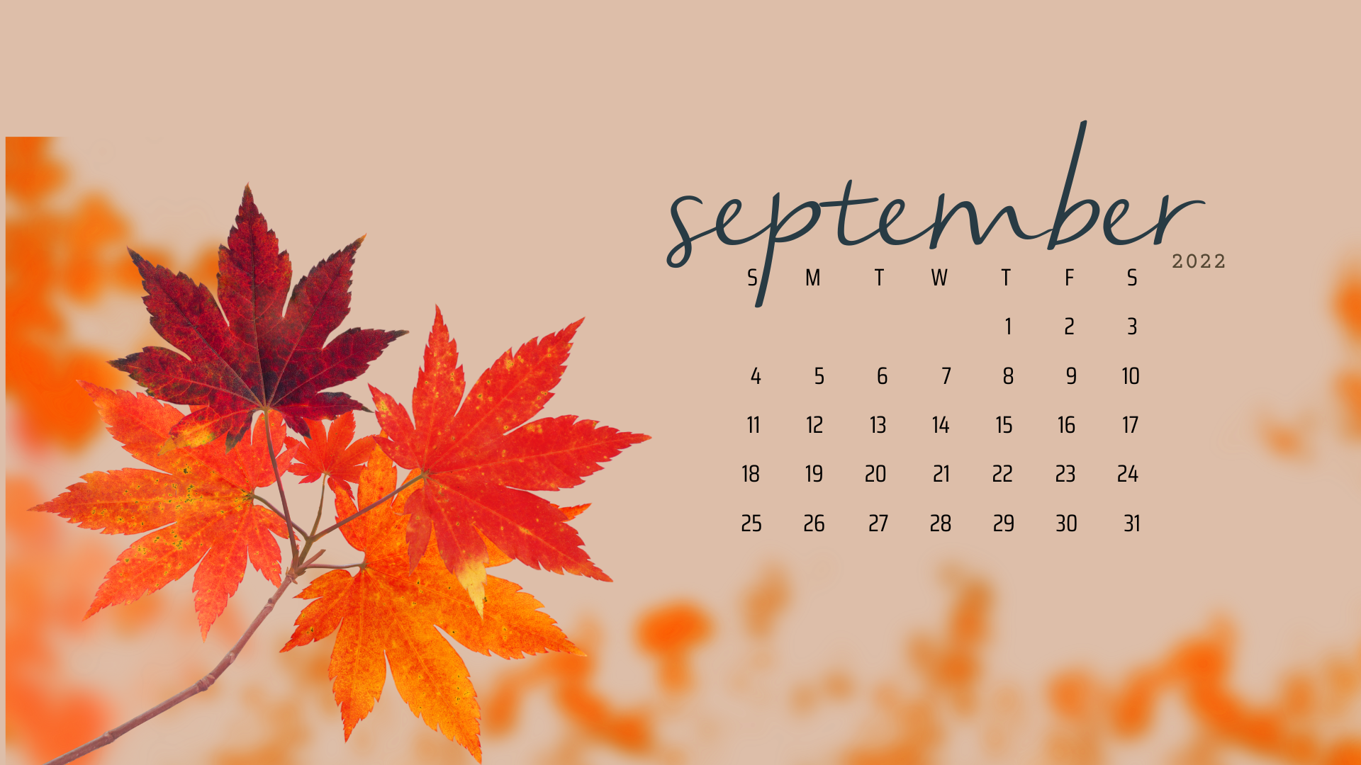 September Autumn Wallpapers