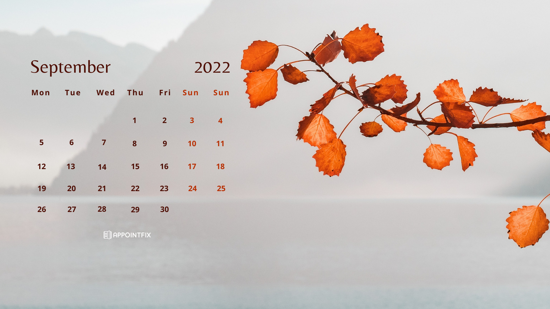 September Autumn Wallpapers