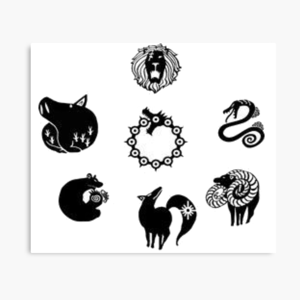 Seven Deadly Sins Symbols Wallpapers