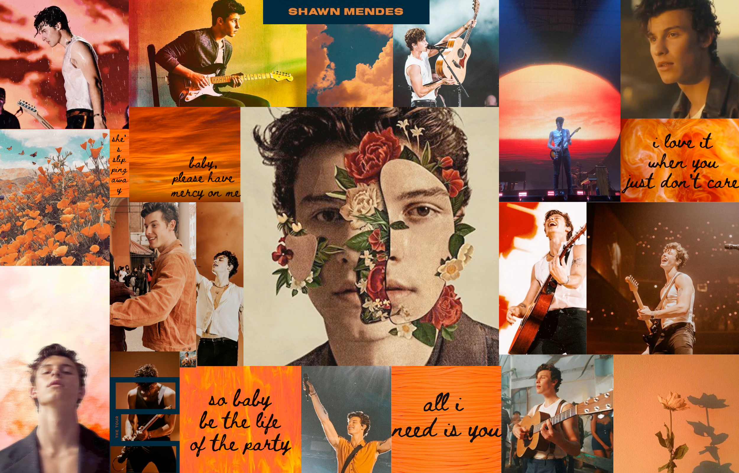 Shawn Mendes Collage Wallpapers