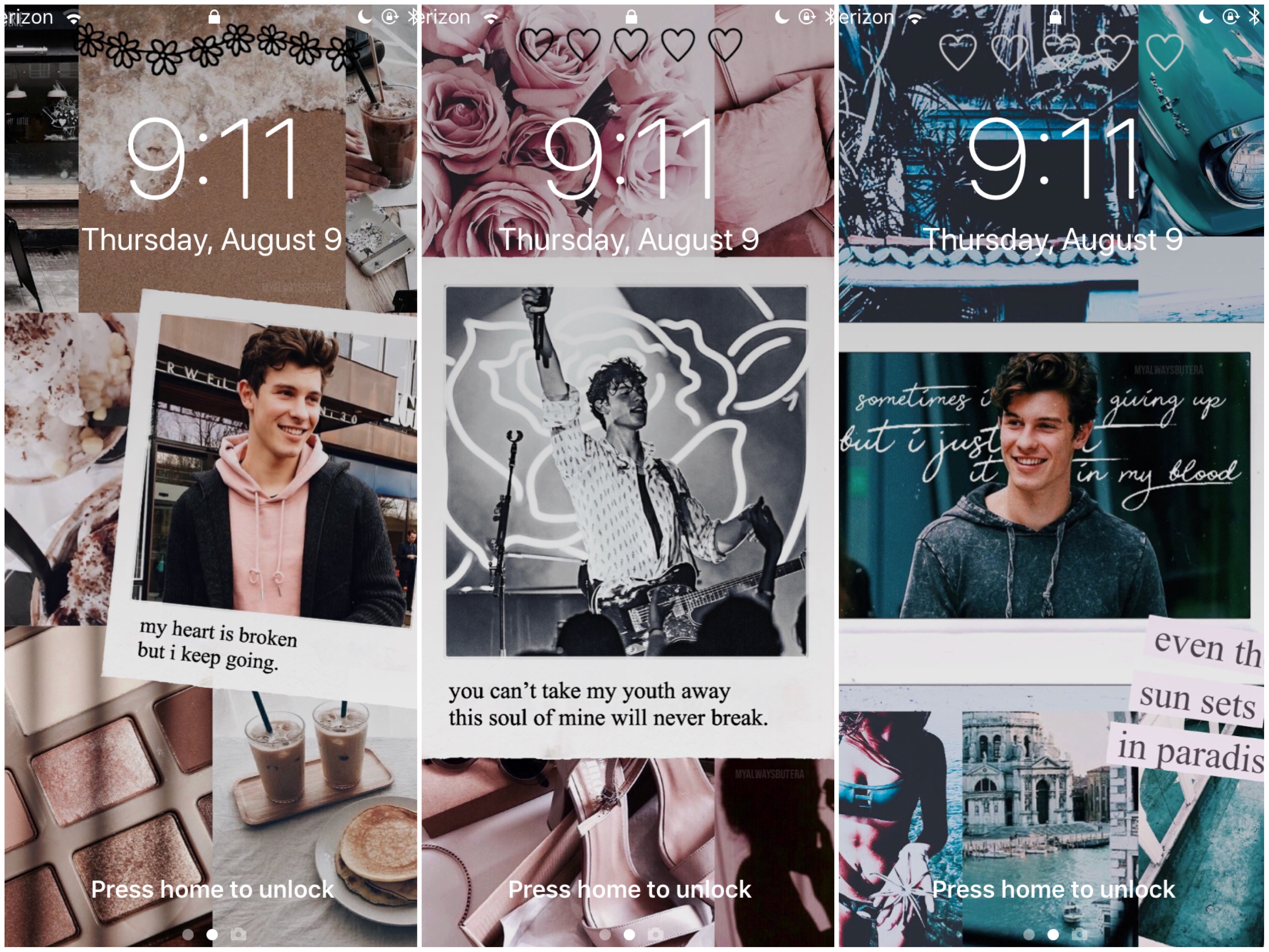 Shawn Mendes Collage Wallpapers