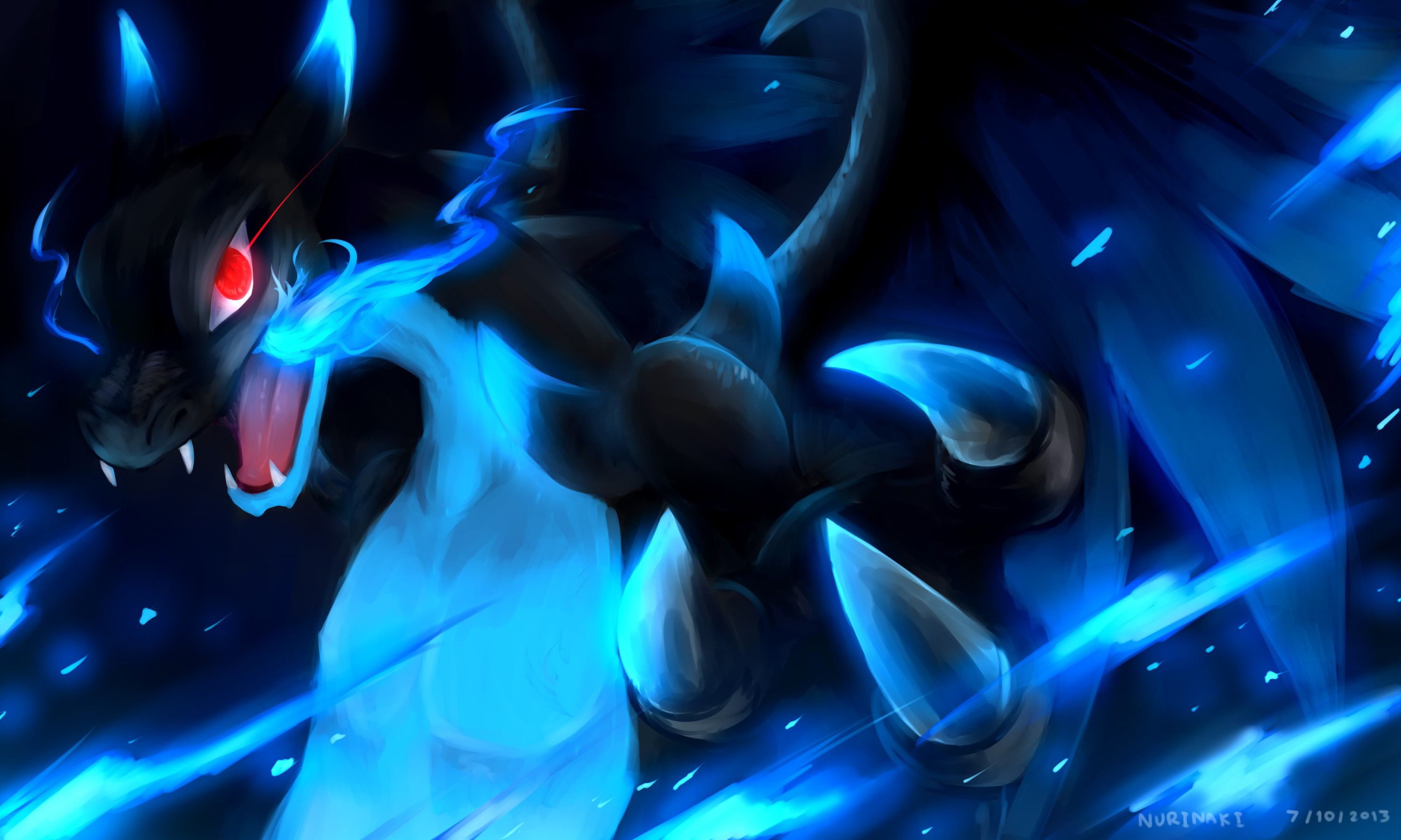 Shiny Mega Charizard X Wallpapers