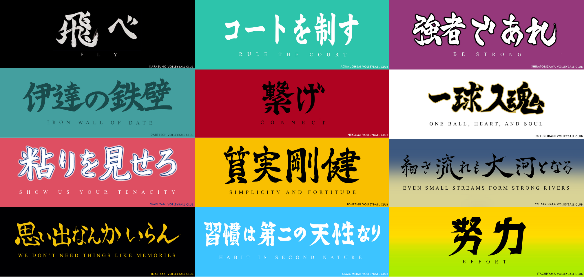 Shiratorizawa Banner Wallpapers