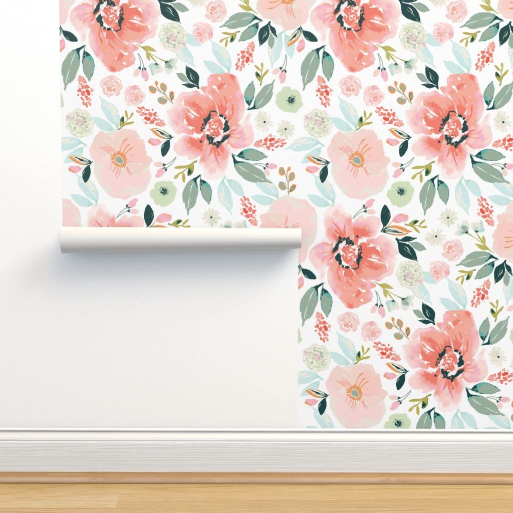 Simple Aesthetic Watercolor Flowers Wallpapers