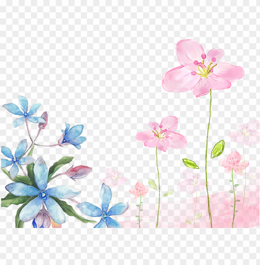 Simple Aesthetic Watercolor Flowers Wallpapers