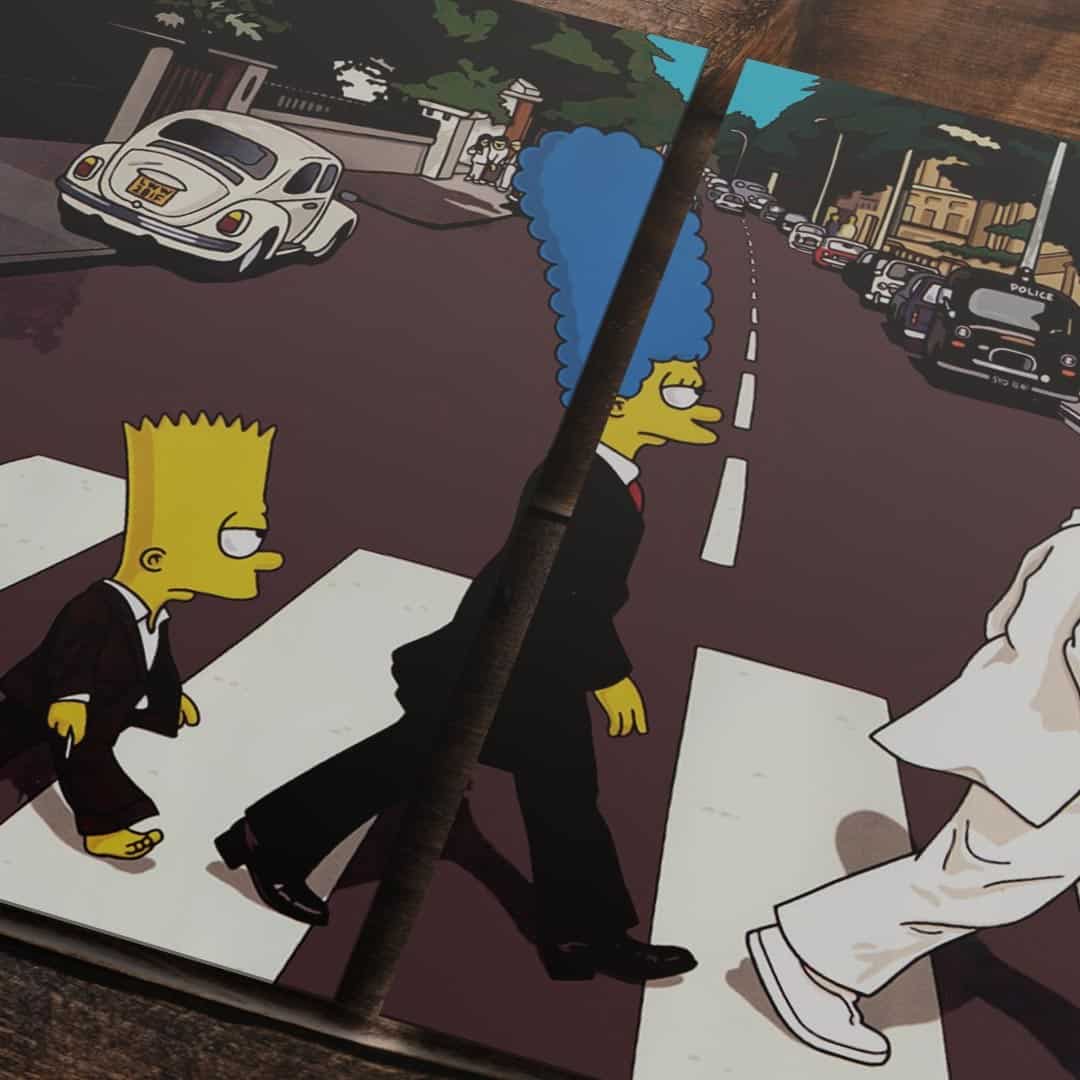 Simpsons Abbey Road Wallpapers