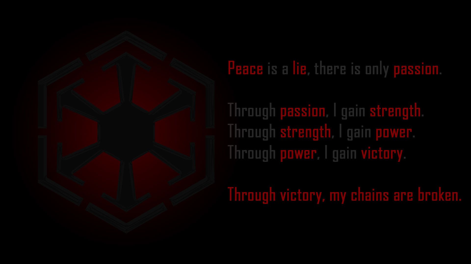 Sith Code Wallpapers