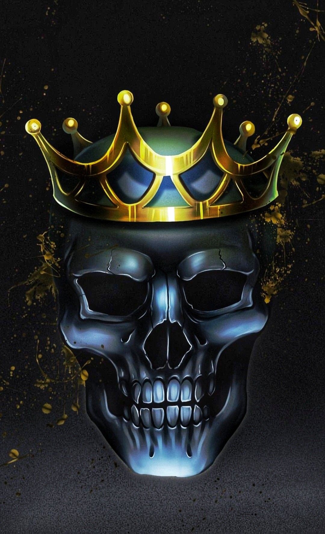 Skull With Crown Wallpapers