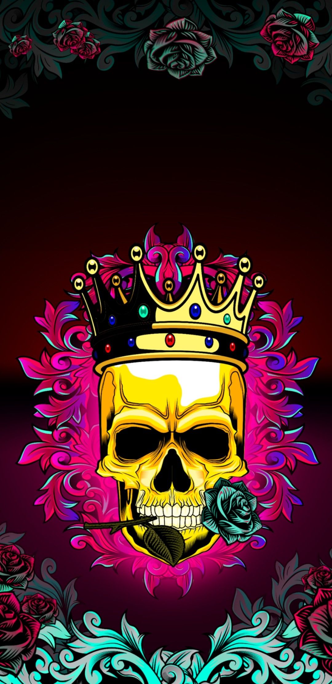 Skull With Crown Wallpapers