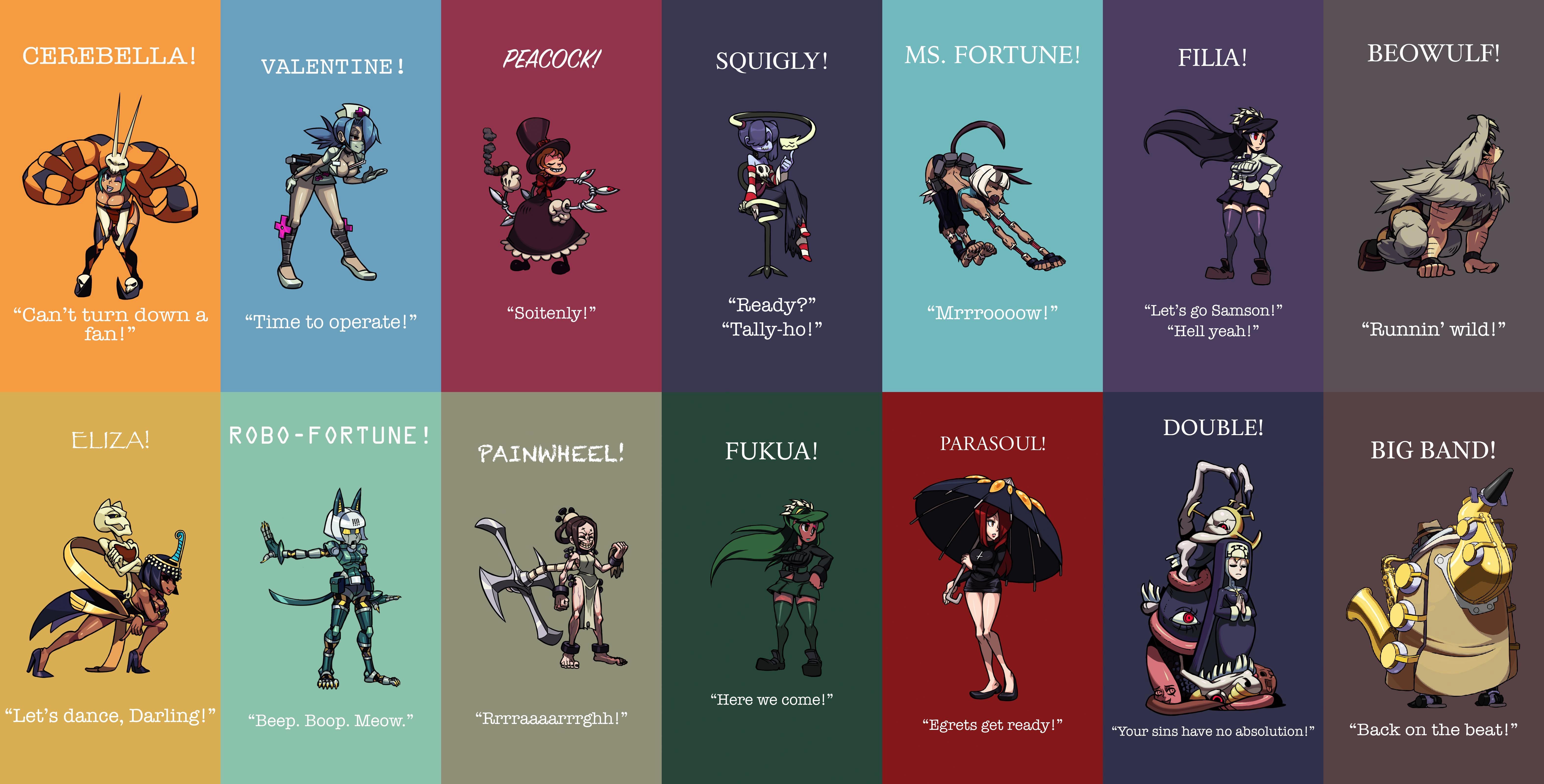 Skullgirls Phone Wallpapers