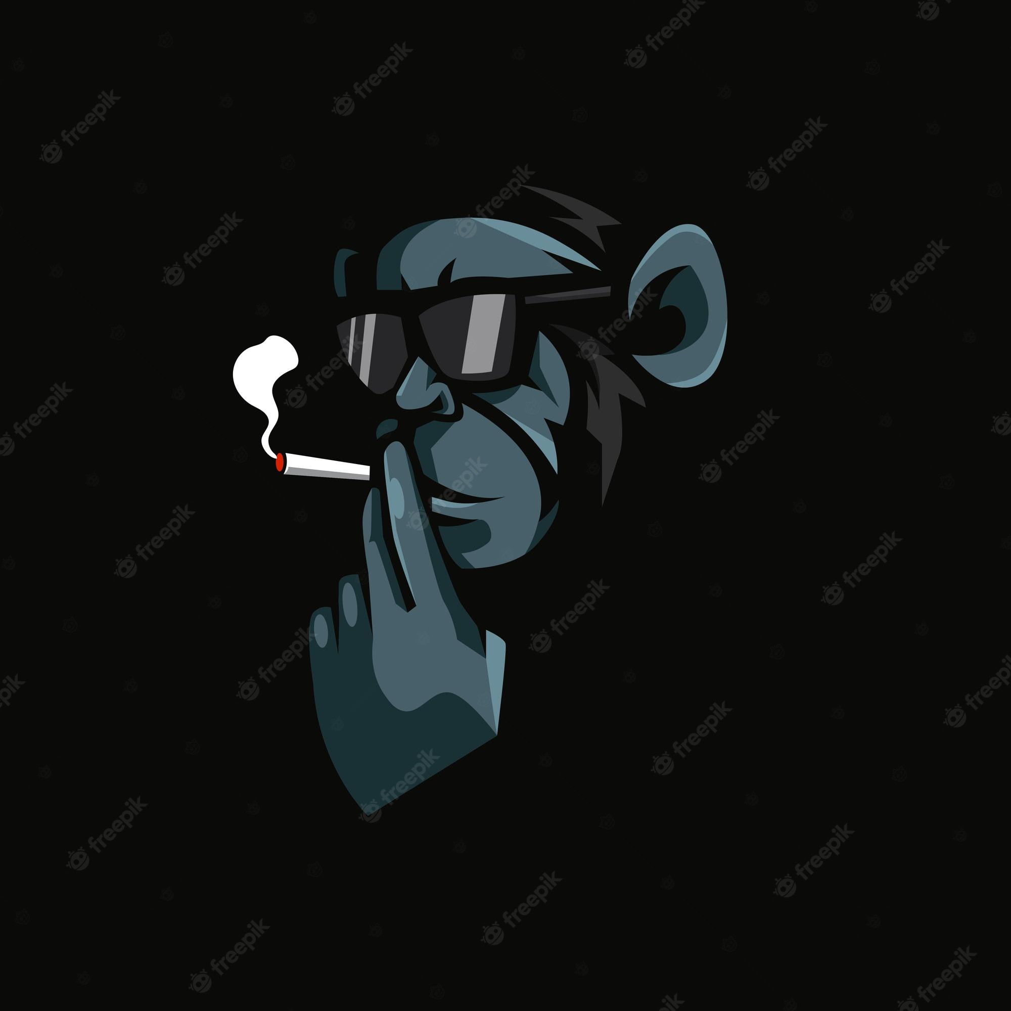 Smoking Monkey Wallpapers