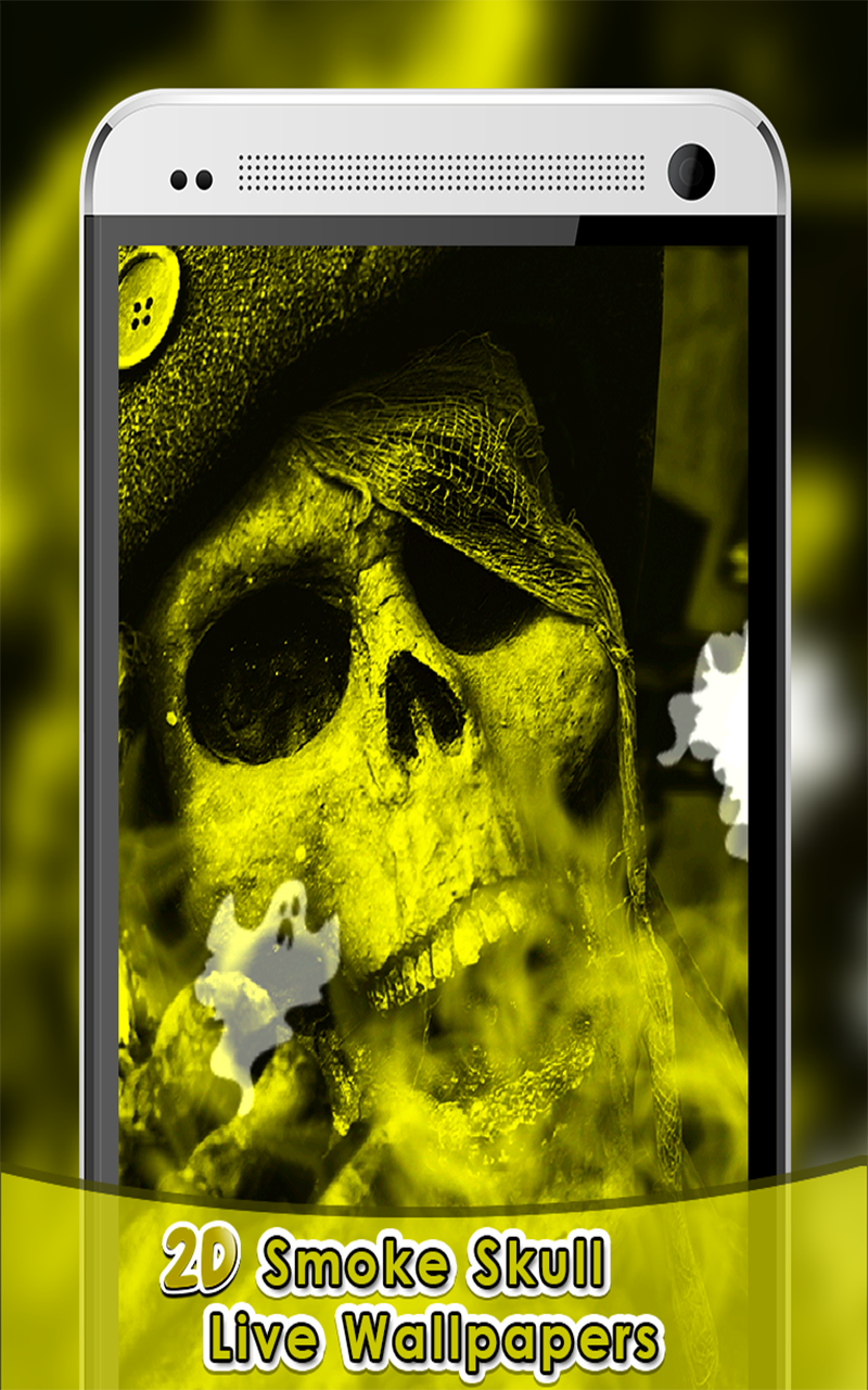 Smoking Skull Live Wallpapers