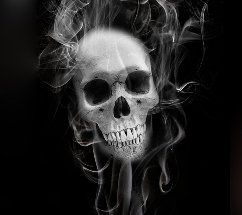 Smoking Skull Live Wallpapers