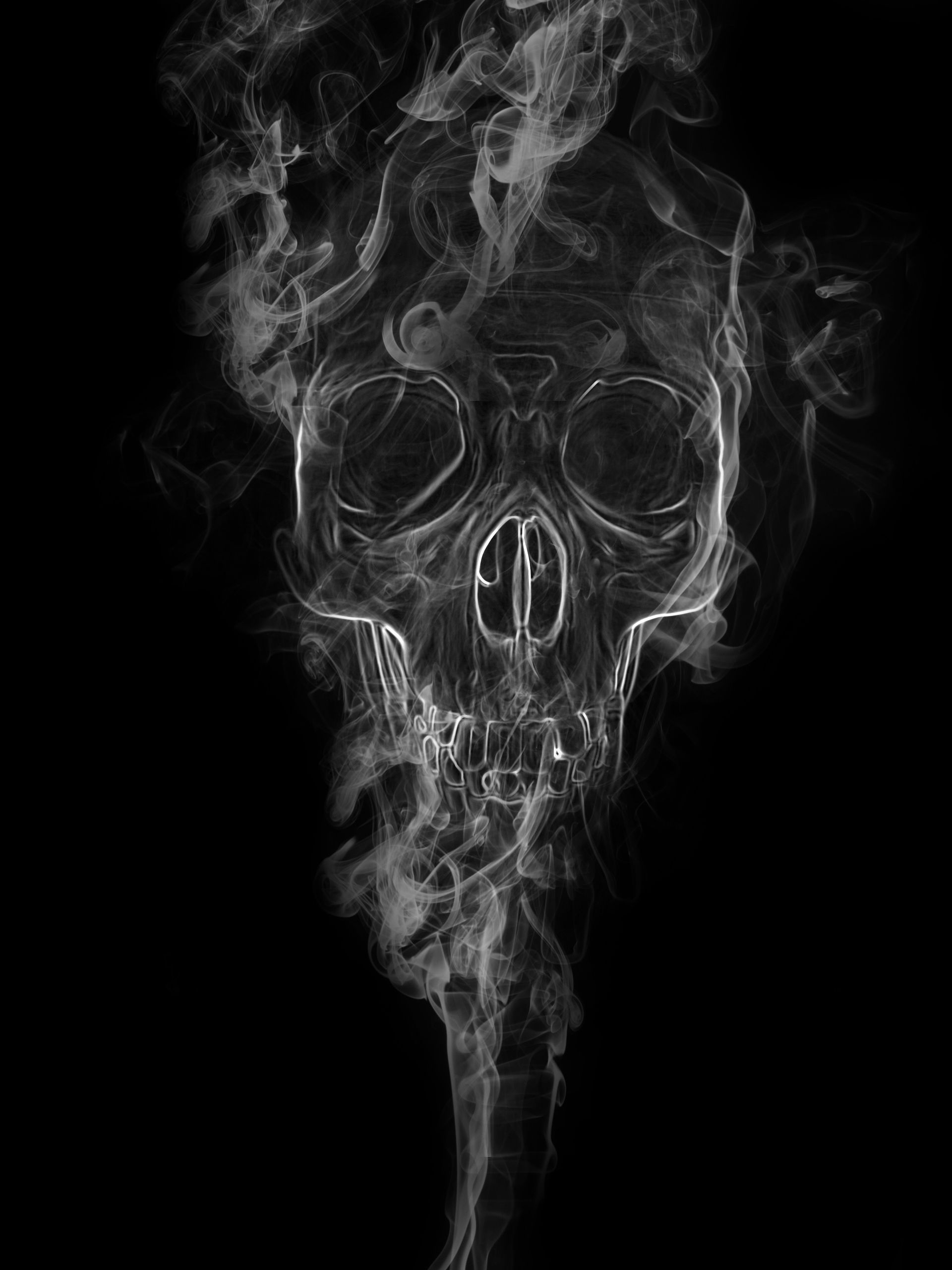 Smoking Skull Live Wallpapers