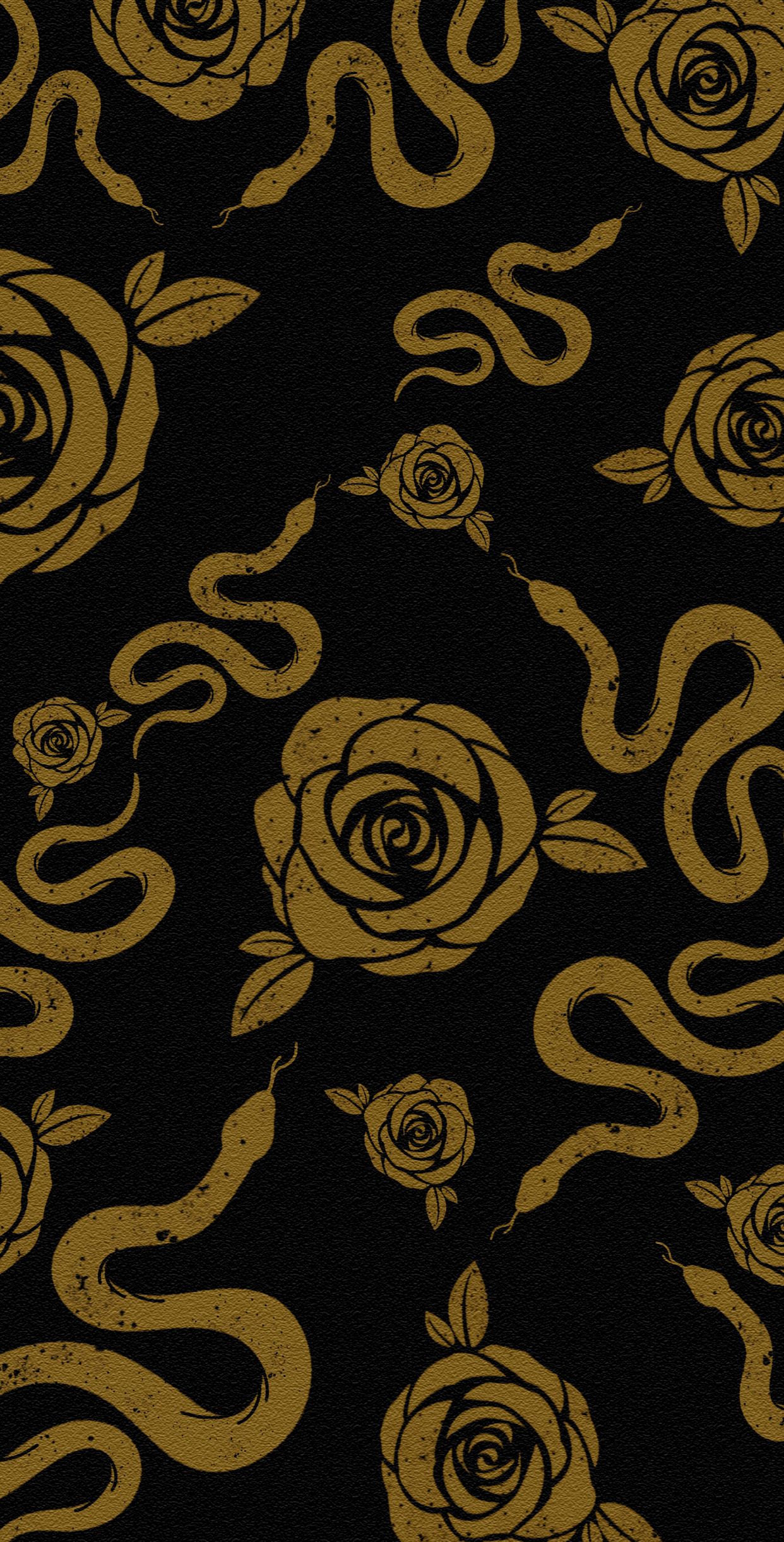 Snake And Rose Wallpapers