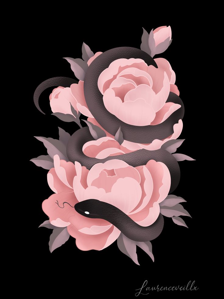 Snake And Rose Wallpapers