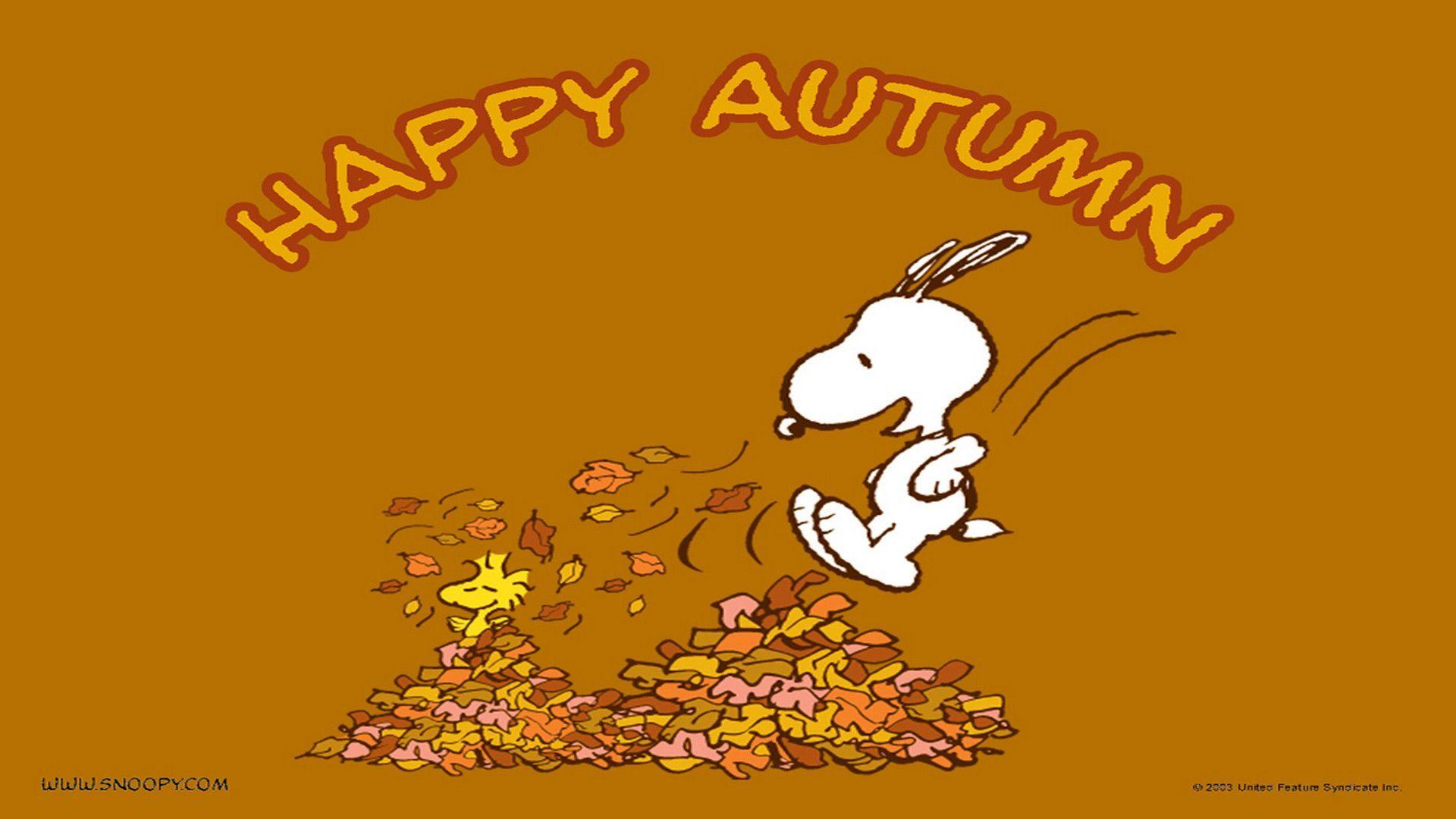 Snoopy Thanksgiving Wallpapers